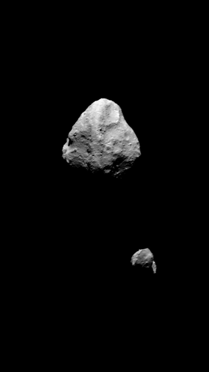 Lucy’s 2023 images of Dinkinesh and its contact-binary moon Selam. NASA/SwRI