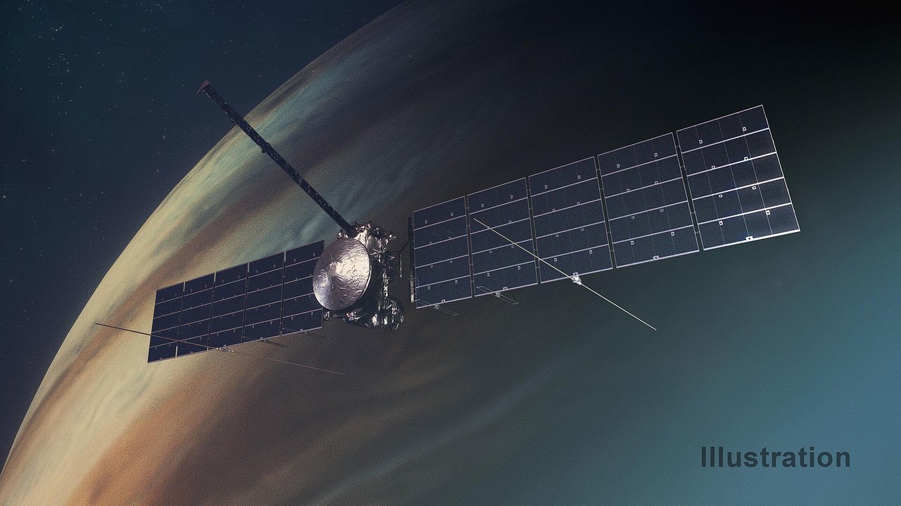 Artist’s concept of Europa Clipper and its more-than-30-meter solar-array span