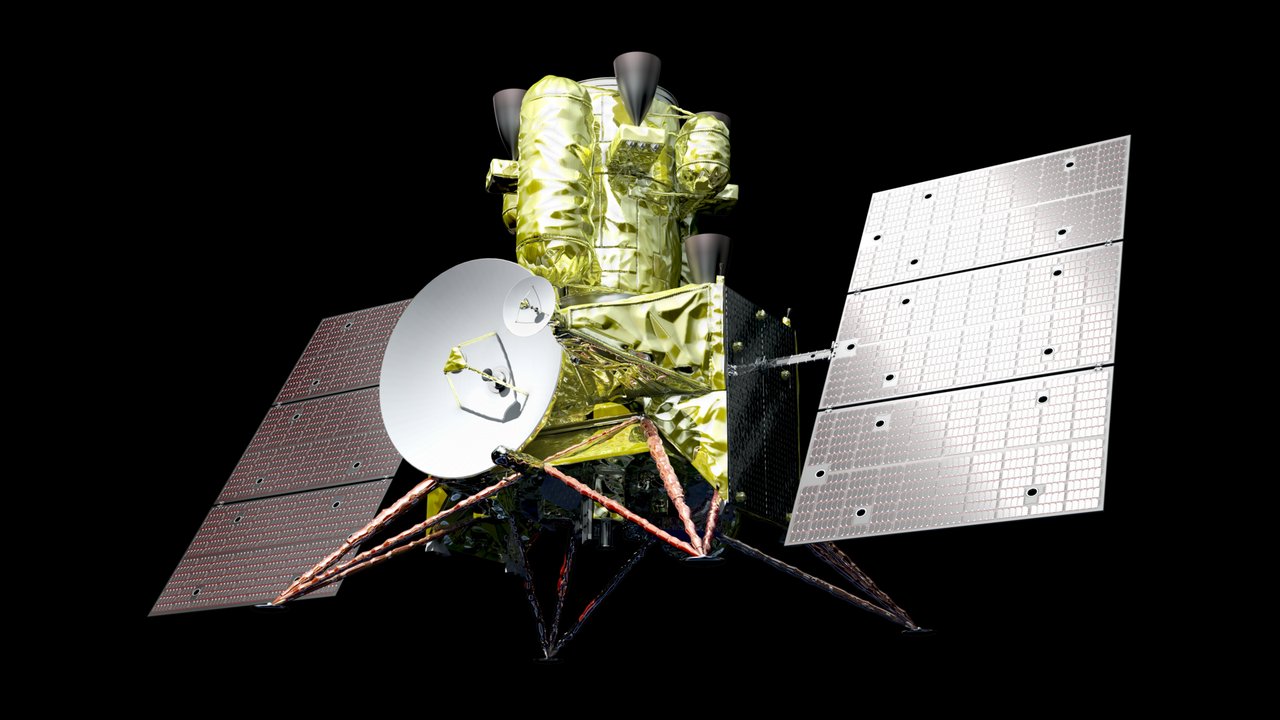 Artist’s concept of JAXA’s MMX, designed to land on Phobos and return samples
